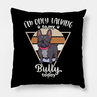 I'm only talking to my Bully Pillow