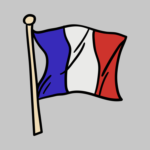 French Flag Illustration by SLAG_Creative