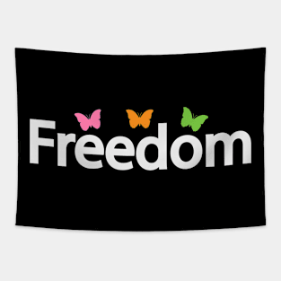 Freedom being free creative design Tapestry