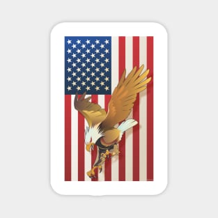 American Screaming Eagle Magnet