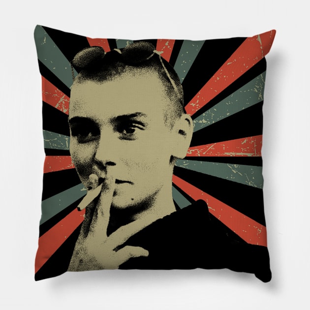 Sinead O'Connora Smoke Pillow by Setipixel