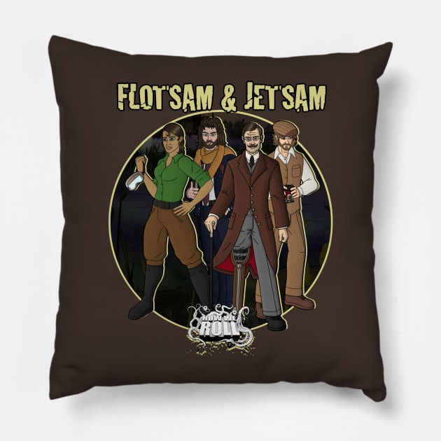 Flotsam & Jetsam Pillow by How We Roll Podcast