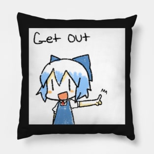 Cirno Get Out Pillow