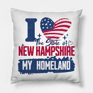 New Hampshire my homeland Pillow