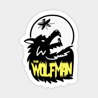 The Vegan Wolf Man Logo Magnet