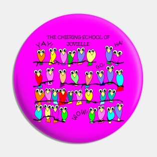 Chiering School of Jovielle Magenta Pin