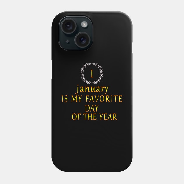 1 january Phone Case by nabilhaj