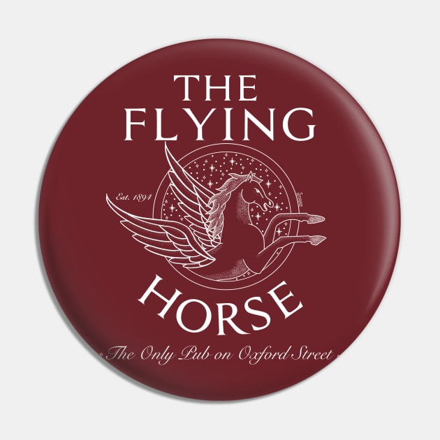 The Flying Horse Pin by MorvernDesigns