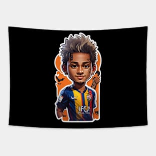 neymar brazil football Halloween Tapestry