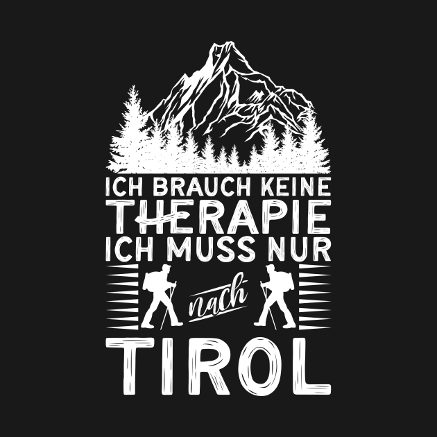 therapy hiking mountaineering Tirol gift by QQdesigns