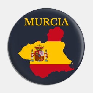 Region of Murcia Map, Spain Pin