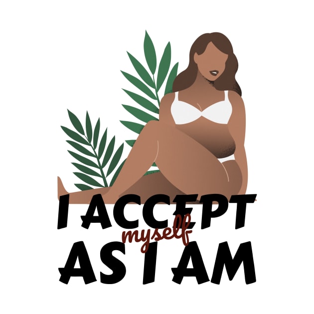 accept myself by asian tee