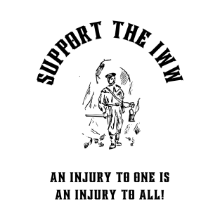 Support the IWW - light background T-Shirt