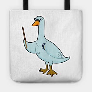 Swan as Teacher with Book & Pointer Tote
