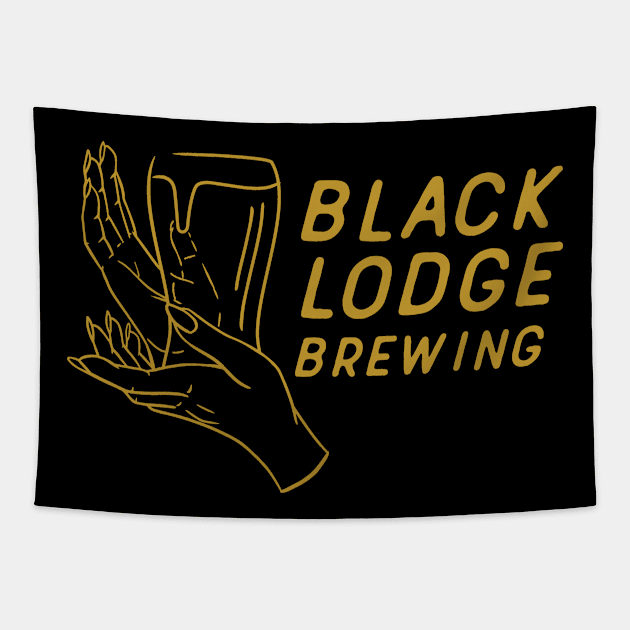 Black Lodge Pint Gold Tapestry by Black Lodge Brewing Co.