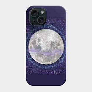 Funky moon...buzzing with life Phone Case