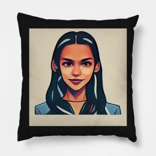 Alexandria Ocasio Cortez | Comics Style Pillow