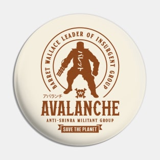 Barret Wallace Avalanche Pin