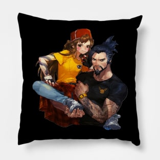 D.Va and Hanzo Pillow