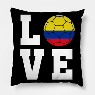 Colombia Football Pillow