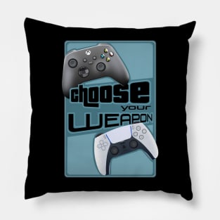 Choose your Weapon 2.0 (blue ver) Pillow
