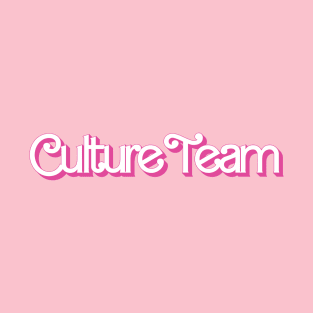 Culture Team - Pink T-Shirt