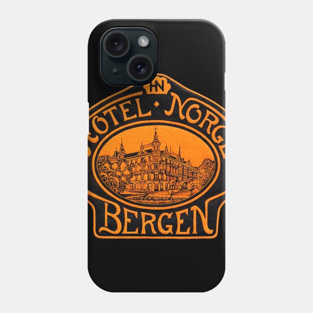 Hotel Norge Bergen Phone Case by MindsparkCreative