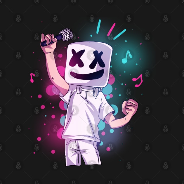 Marshmello Cartoon Party by DenielHast