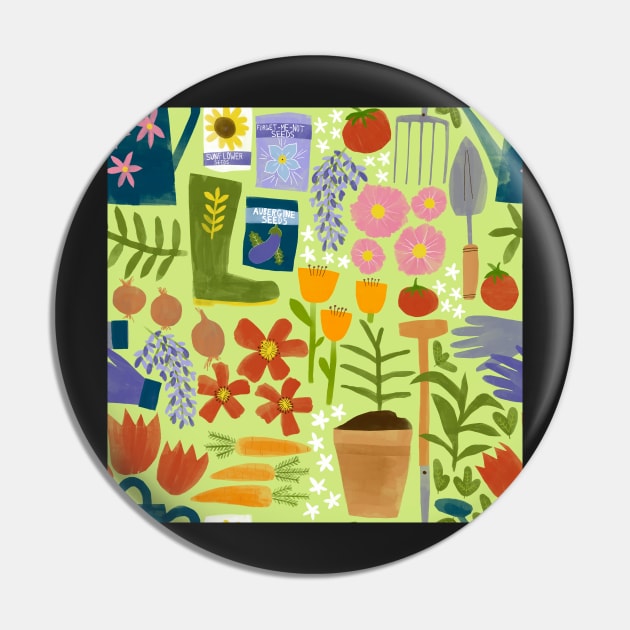 Gardening repeat pattern Pin by Kimmygowland