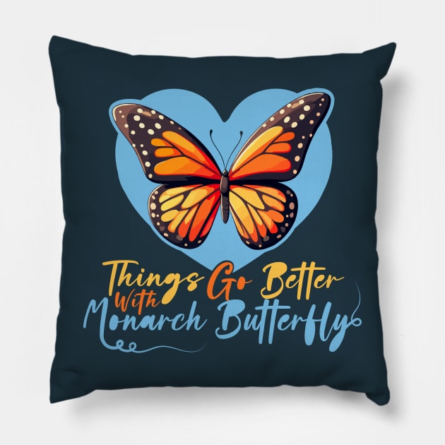 Butterfly Things Pillow by Deep Box