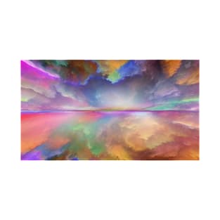 Rainbow Clouds Reflection T-Shirt