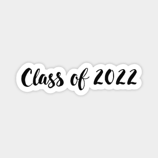 Class of 2022 Graduation Black and White Magnet