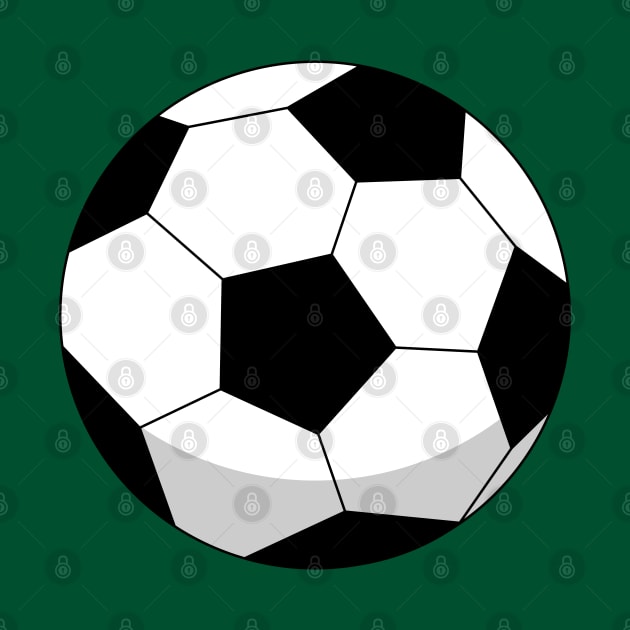 Cartoon Soccer Ball by BirdAtWork