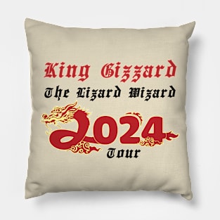 This is King Gizzard and Lizard wizard 2024 tour Pillow