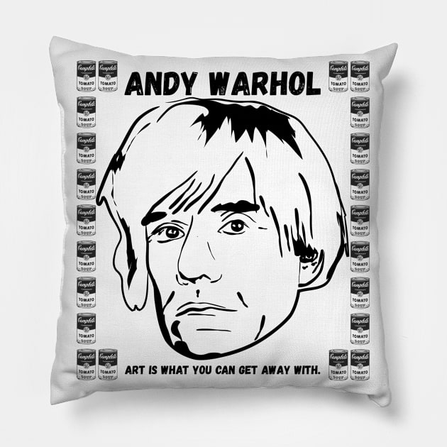 Andy Warhol Pillow by equiliser