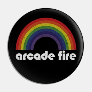 Arcade / Vintage Rainbow Design // Fan Art Design Pin