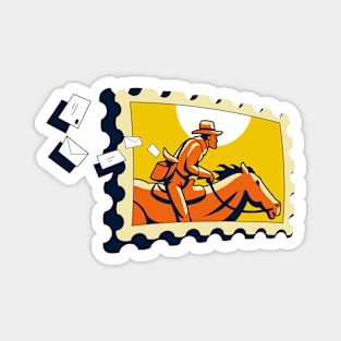 The Pony Express Magnet