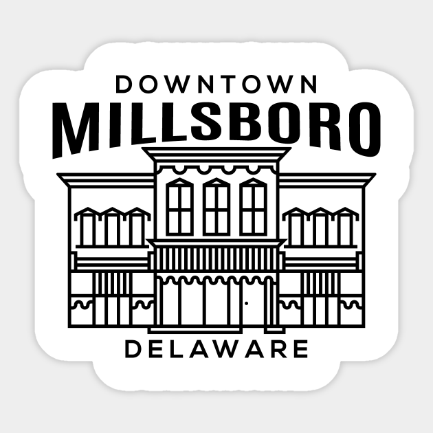 Downtown Millsboro De Millsboro Sticker Teepublic The pacific place downtown mall is located on pine street and sixth avenue in downtown seattle. teepublic