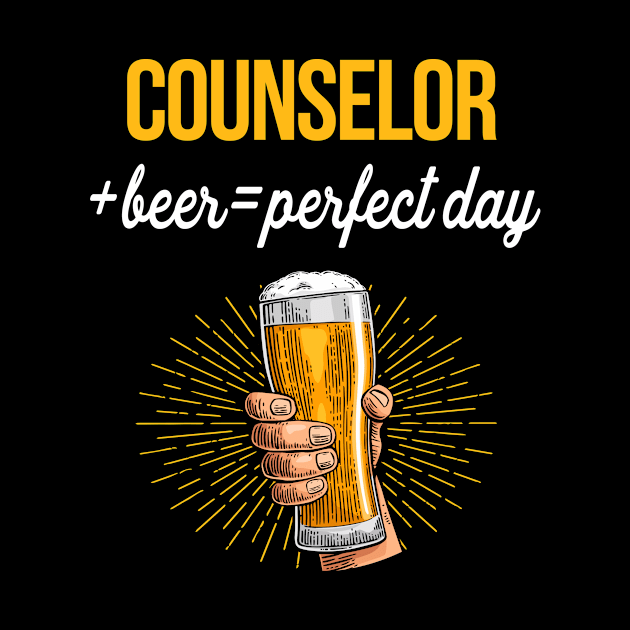 Counselor Beer T-Shirt Counselor Funny Gift Item by Bushf