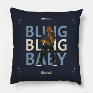 Bling bling baby rapper freestyle Pillow