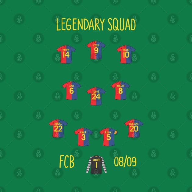 FC Barcelona squad 08/09 by dhaniboi