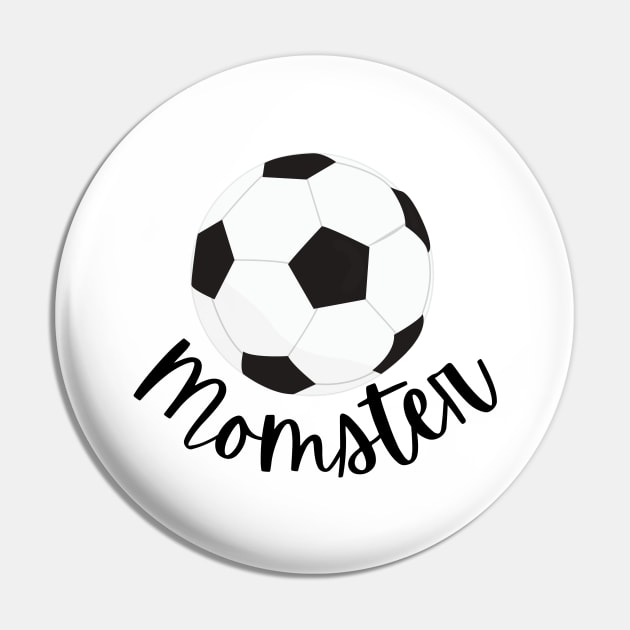 Momster Soccer Pin by MCsab Creations