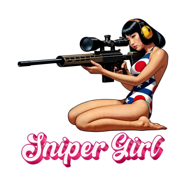 Sniper Girl by Rawlifegraphic