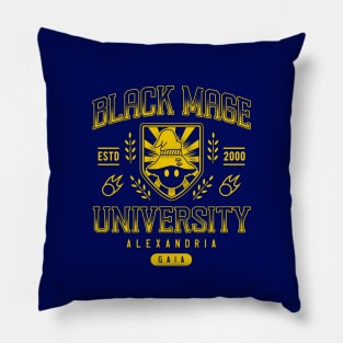 Black Mage University Emblem Pillow