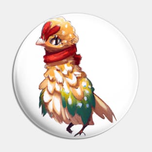 Cute Pheasant Drawing Pin