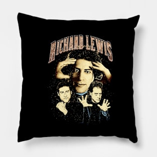 richard lewis vintage art Pillow