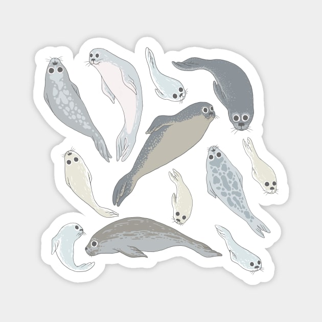 Seals Magnet by beesants