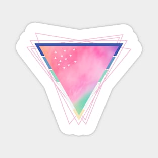 Abstract triangles Magnet