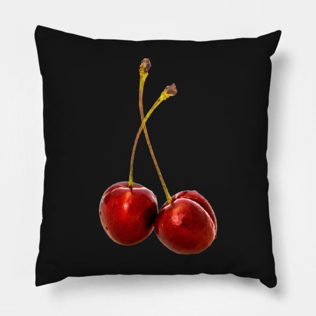 CHERRIES Pillow by mcmetz