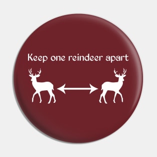 Keep One Reindeer Apart Pin